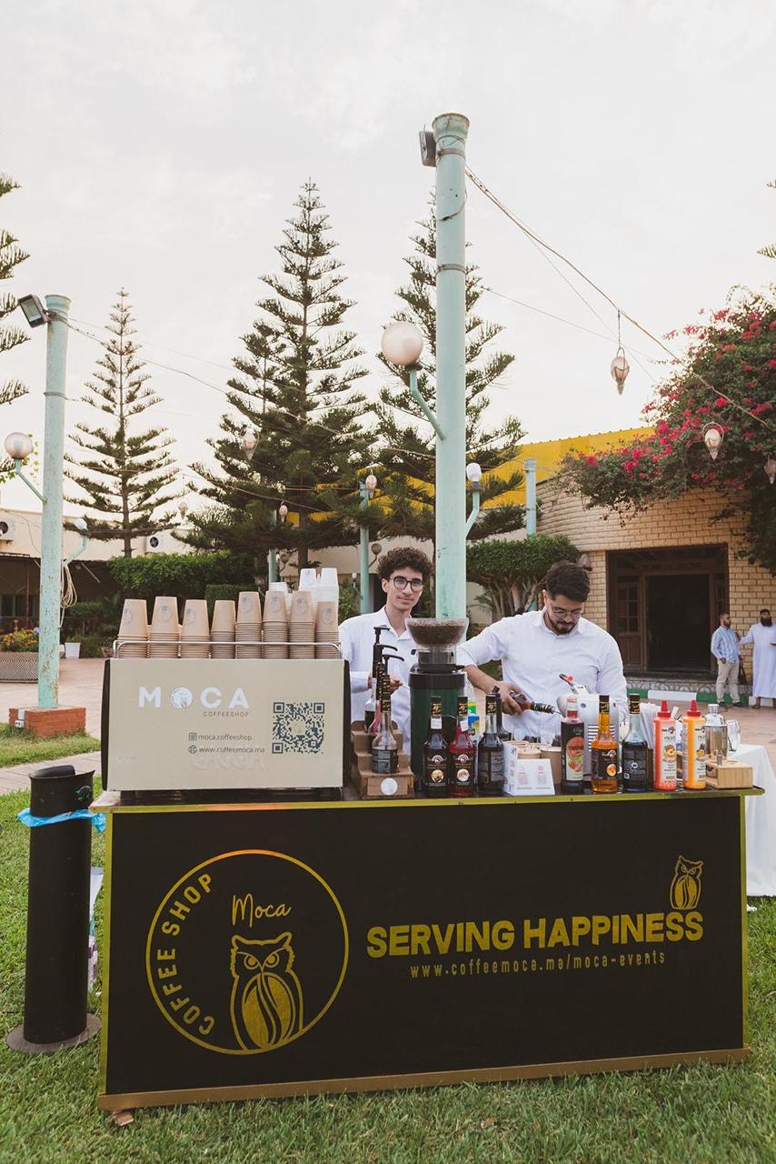 Coffee Moca outdoor mobile coffee bar setup